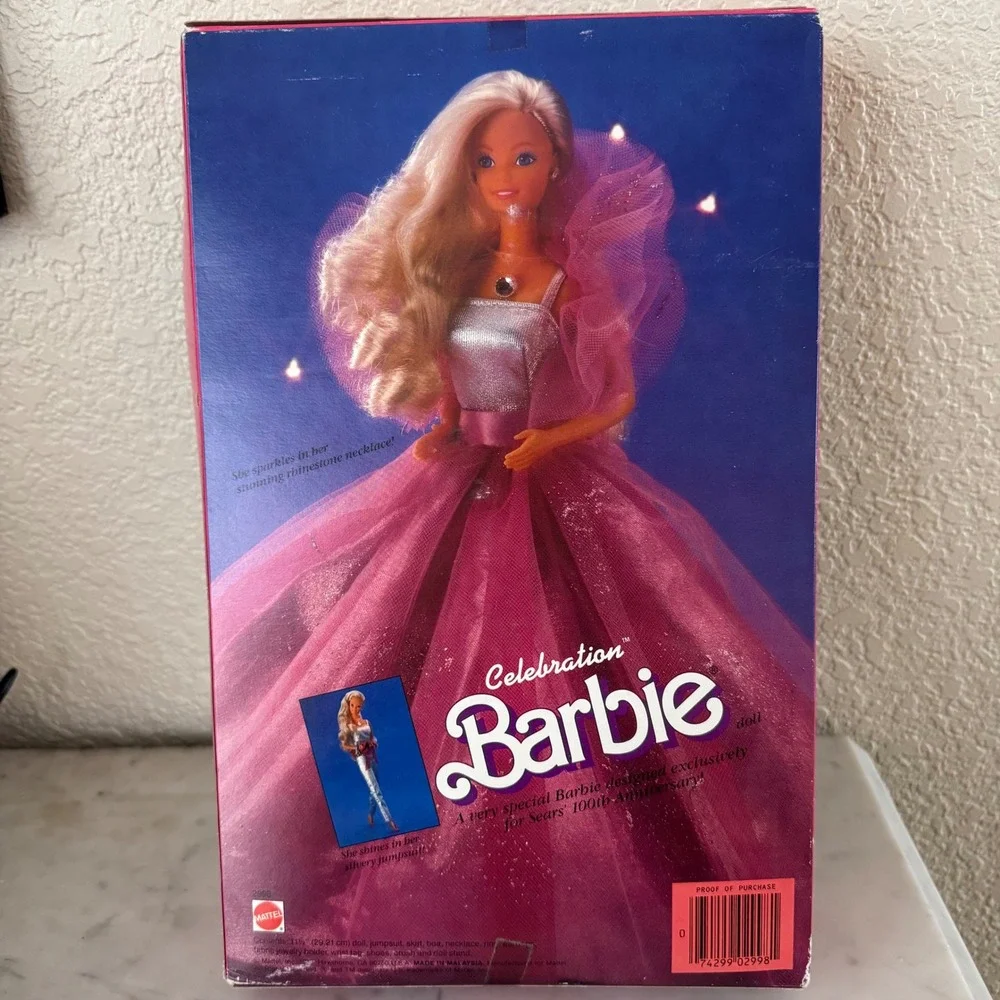 Vintage 1986 Celebration Barbie Sears 100th Anniversary Special Limited Edition
